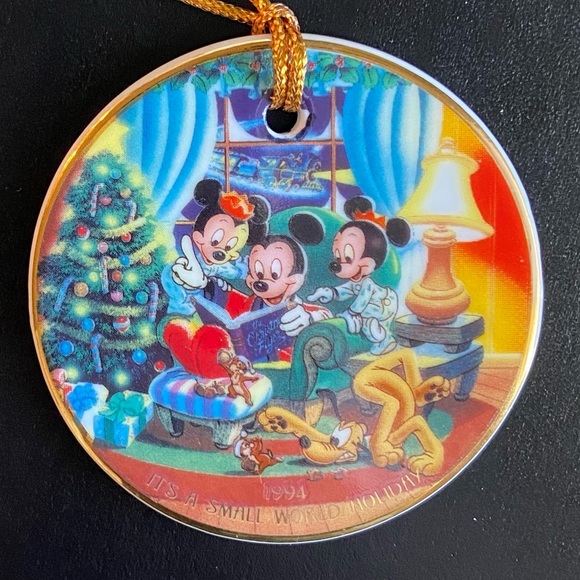 1994 Small World Holiday Christmas Ornament - Mickey - Picture 3 of 5